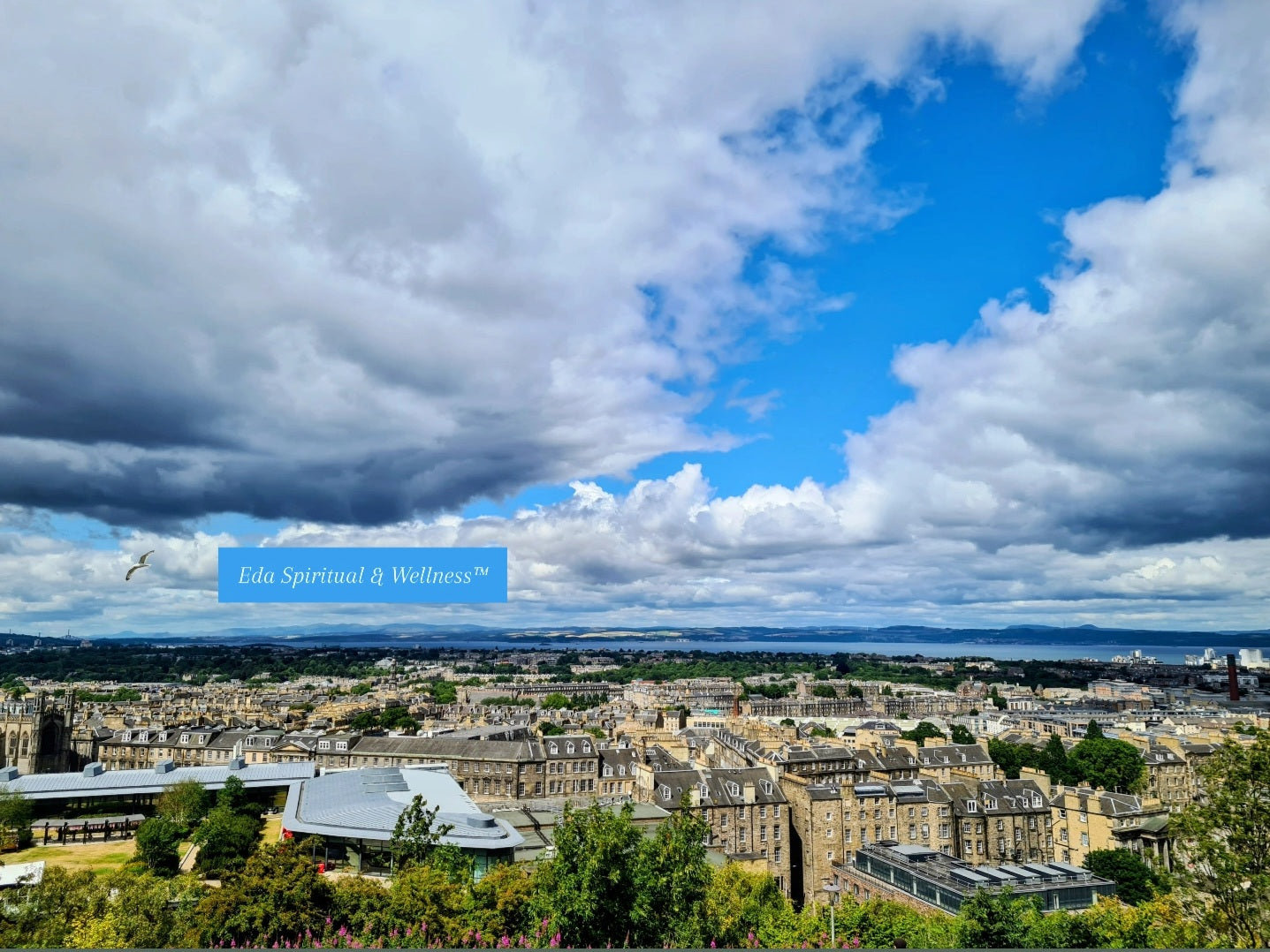 Edinburgh Summer Panorama City Skyline Printable