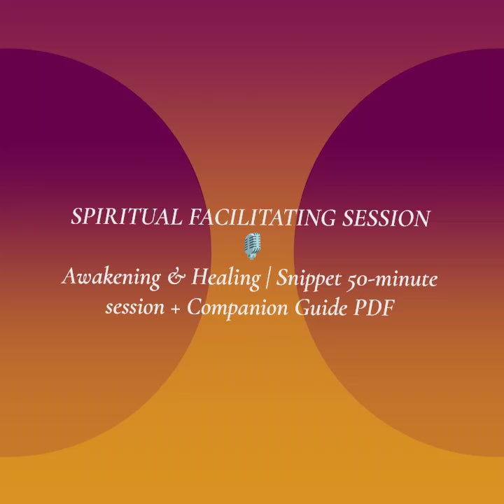 SPIRITUAL AWAKENING JOURNEY TO HEALING 50-Minute Audio Facilitation + Guide PDF