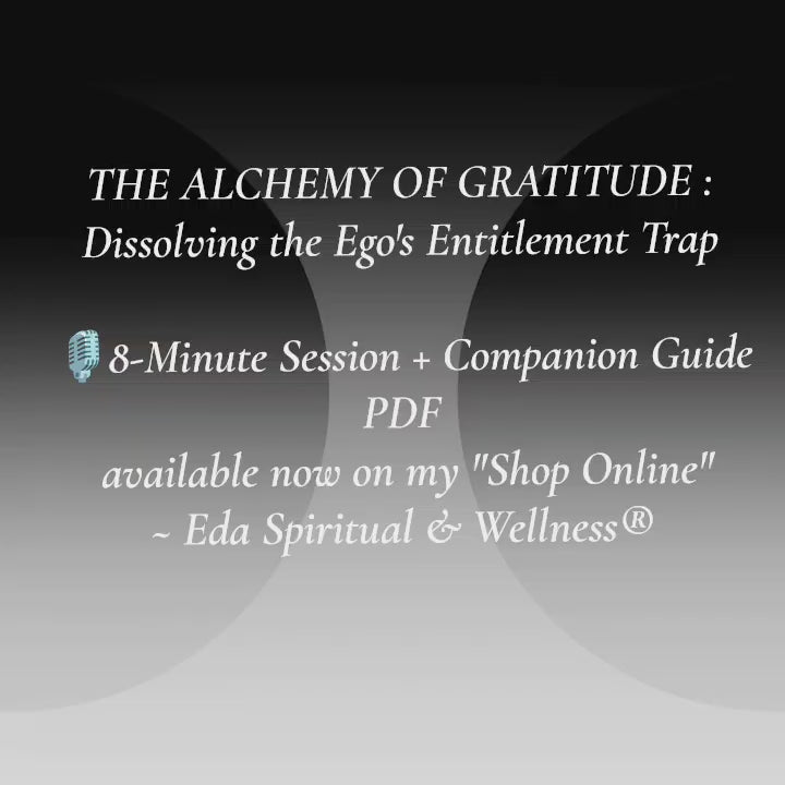 The Alchemy of Gratitude 8-Minute Audio Spiritual Facilitation + Companion Guide PDF